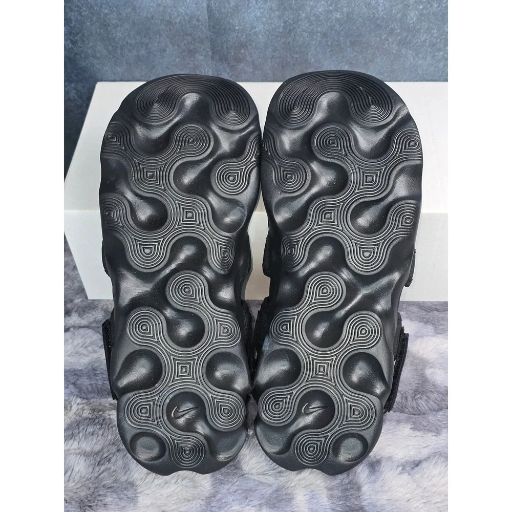 NWOT Nike Owaysis Sandal Triple Black CK9283-001 Sporty Strappy Women Size 8